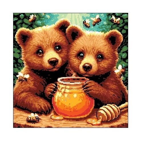 Kanwa 6948 Słodkie niedźwiadki