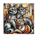 Wzór liczony 6949 Kocia rodzina 1