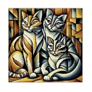 Wzór w PDF 6950 Kocia rodzina 2