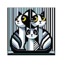 Wzór liczony 2002 Kocia rodzina 2