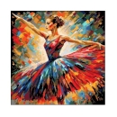 Wzór liczony 6903 Moc tańca i koloru