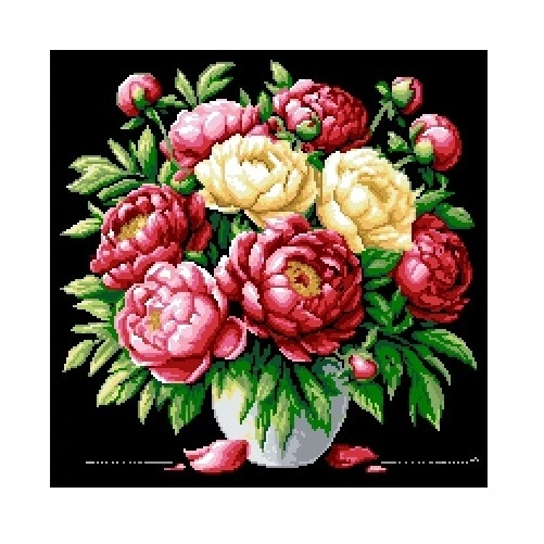 6965 Kanwa do haftu - Kwiaty - Piwonie.jpg