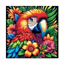 Wzór liczony 6973 Papuga ara
