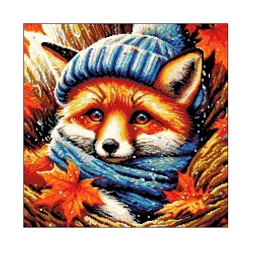 Kanwa 6959 Mały lis w jesiennej szacie 