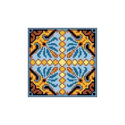 596 Kanwa do haftu - Lizbońskie azulejos - 6.jpg