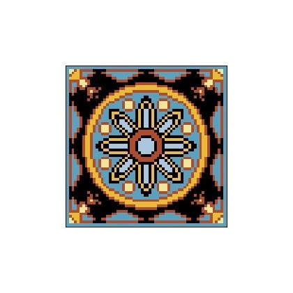 597 Kanwa do haftu - Lizbońskie azulejos - 7.jpg